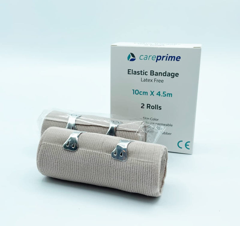 Elastikbandage Bandage,  dauerelastische Kompressionsbinde 10cm - 2 Stück