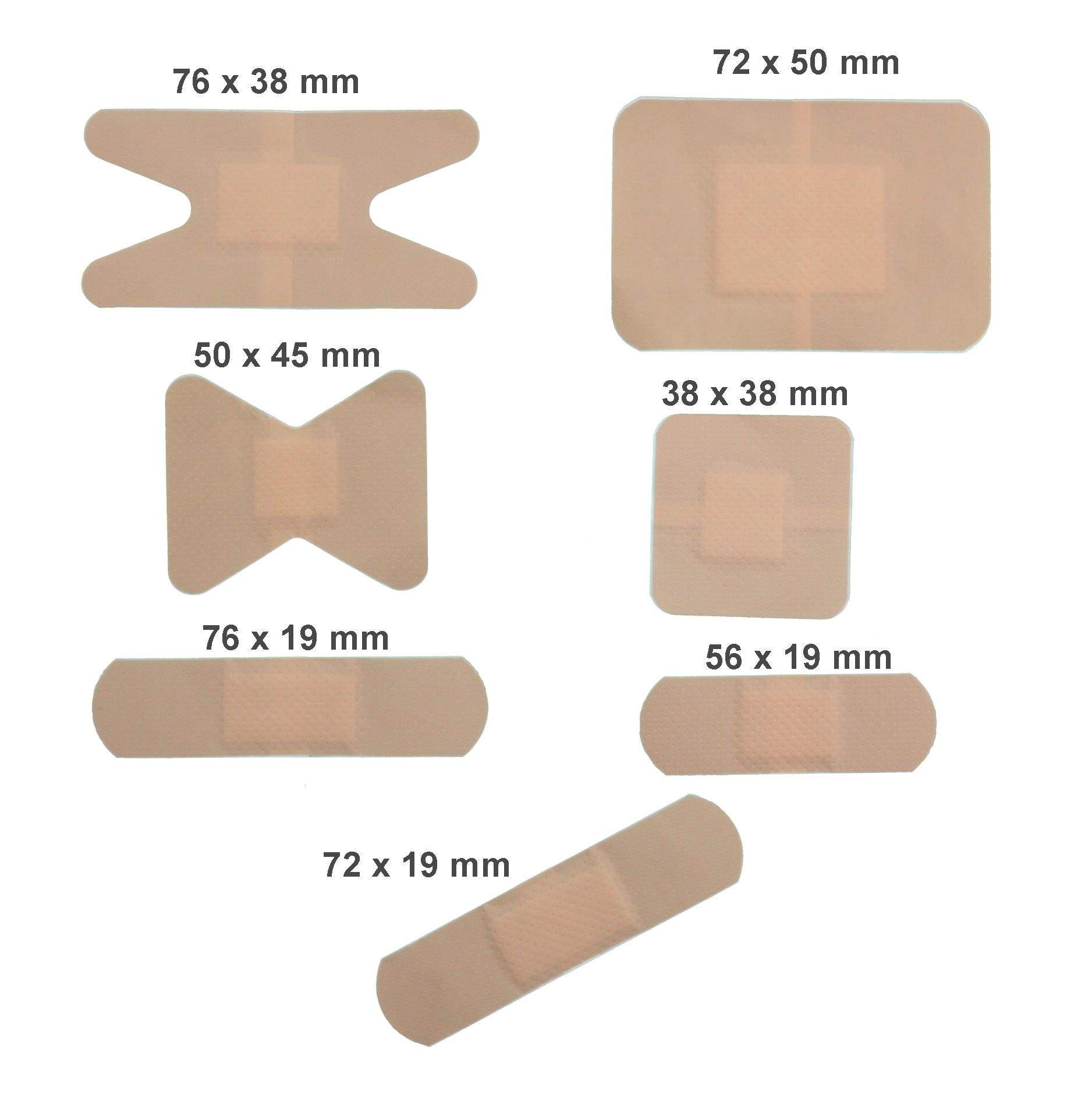 Erste Hilfe Pflaster Mix 50 Strips | Tegcare